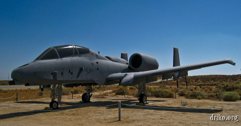 IMG_0579_800.jpg - This unusual variant of the A-10 Thunderbolt II was designed for the "Night and Adverse Weather (N/AW)" mission and is the only two-seater version produced.