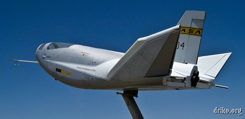 IMG_0685-Edit_800.jpg - An X-24A lifting body on display at NASA Dryden, which is colocated on Edward AFB grounds.