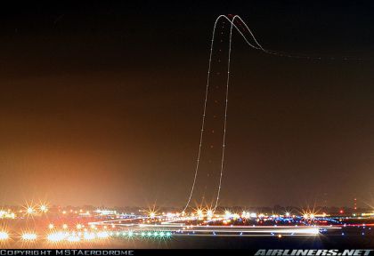 767 Long Exposure Takeoff