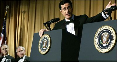 White House Correspondents Dinner on Stephen Colbert At 2006 White House Correspondents Dinner