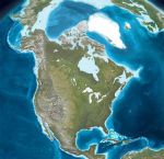 North America - present tectonic map