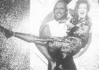 Hulk Hogan and Cyndi Lauper!
