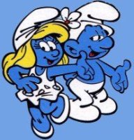 Smurfette and Vanity Smurf